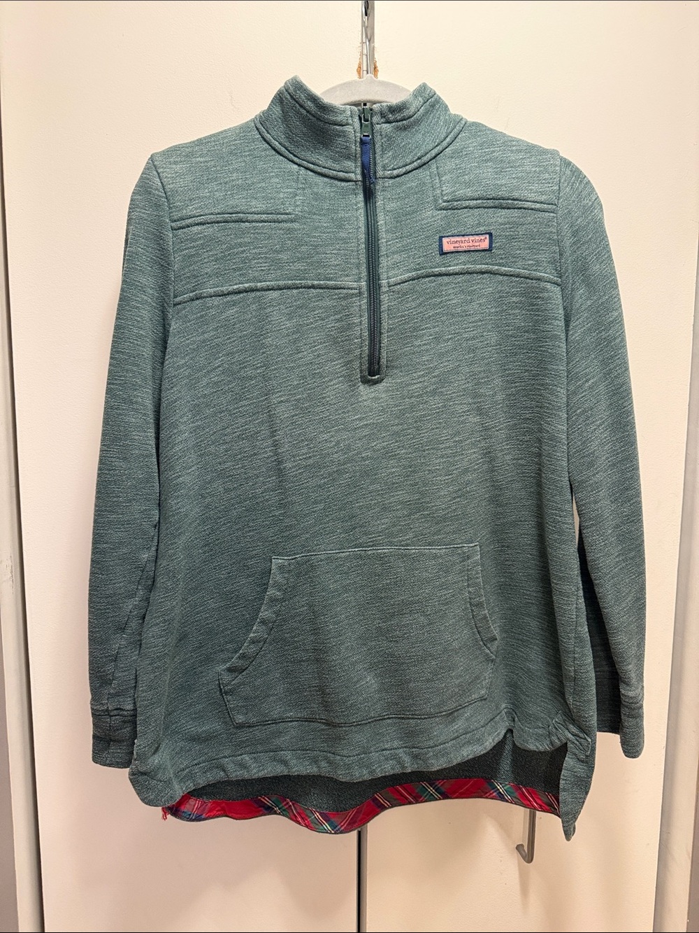 Vineyard Vines Green Quarter-Zip Pullover